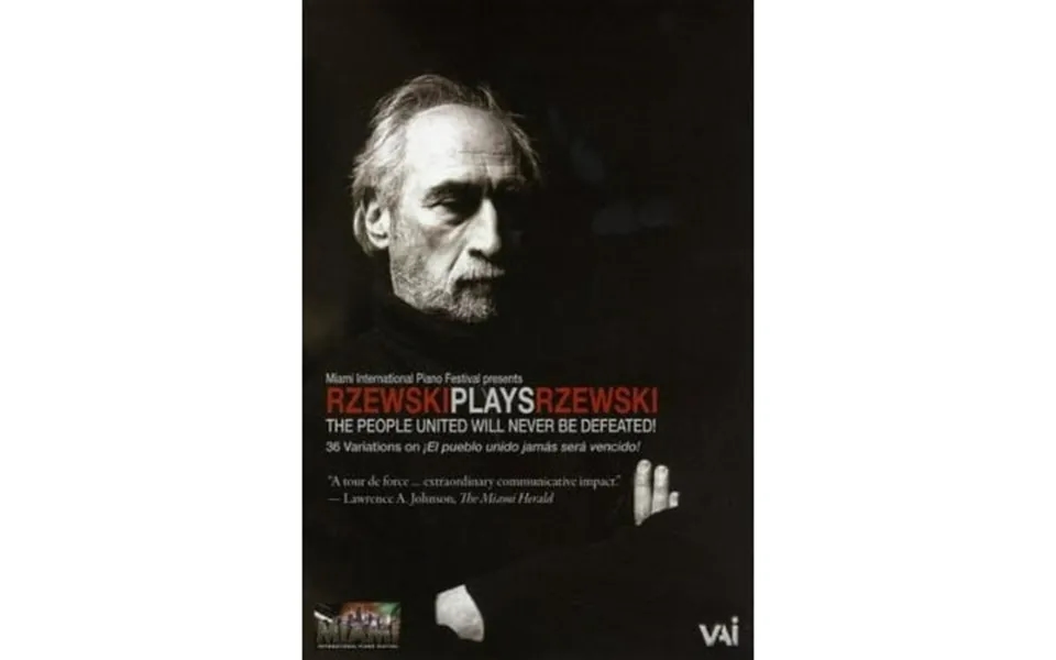 Rzewski Plays Rzewski People United Will Never Be Defeated Dvd Video Artists Int L Music & Performance