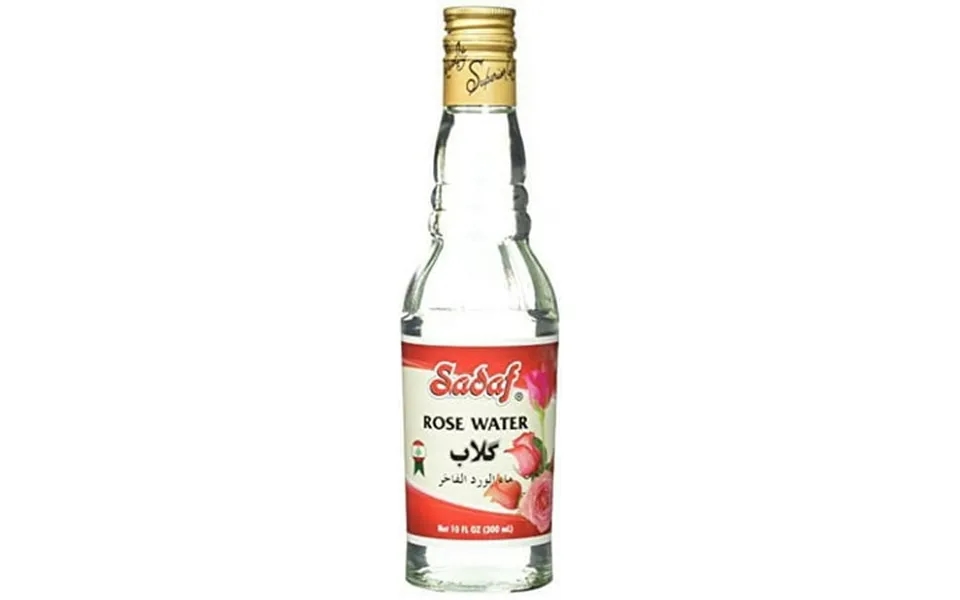 Sadaf Rose Water Glass Bottle 10 Fl. Oz.