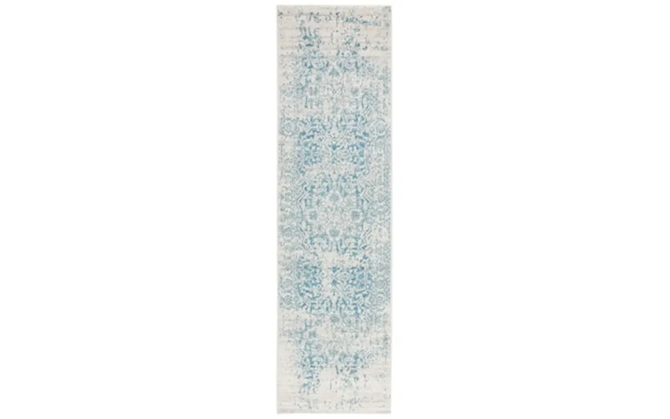 Safavieh Madison Katina Traditional Oriental Runner Rug Teal Ivory 2 3 X 22