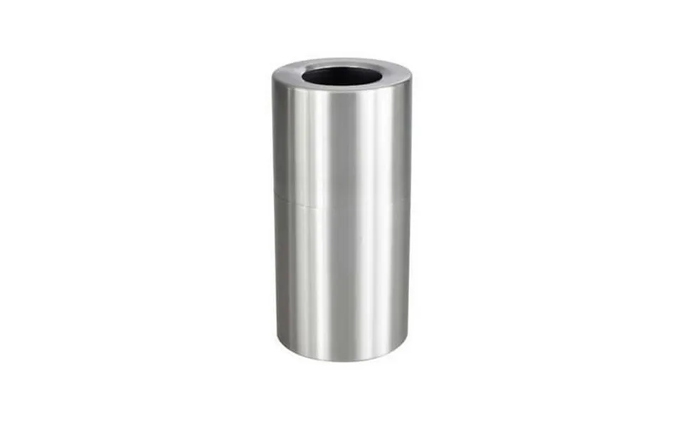 Safco 20 Gal Single Recycling Receptacle - Stainless Steel