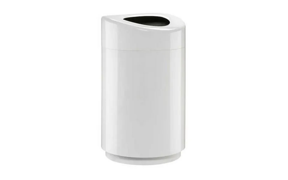 Safco 30 Gal Open Top Receptacle - White