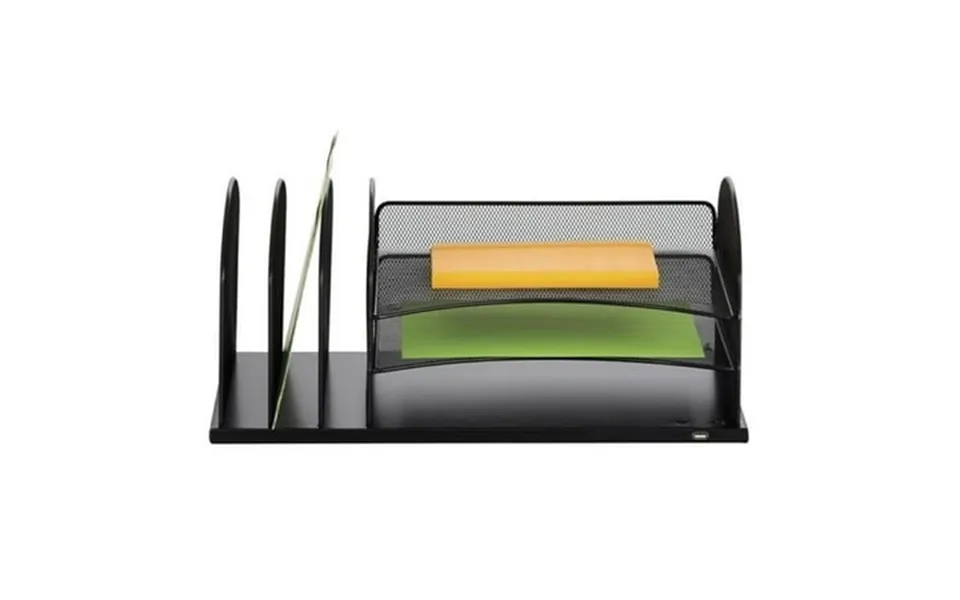 Safco Desk Organizer With Usb Charging Port In Black