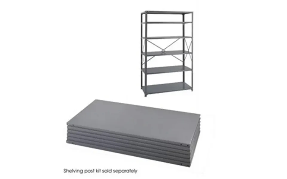 Safco Industrial Steel Shelving - Dark Gray