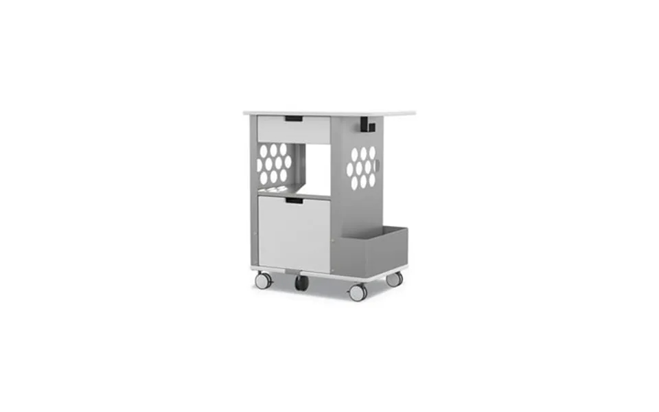 Safco Mobile Storage Cart - White