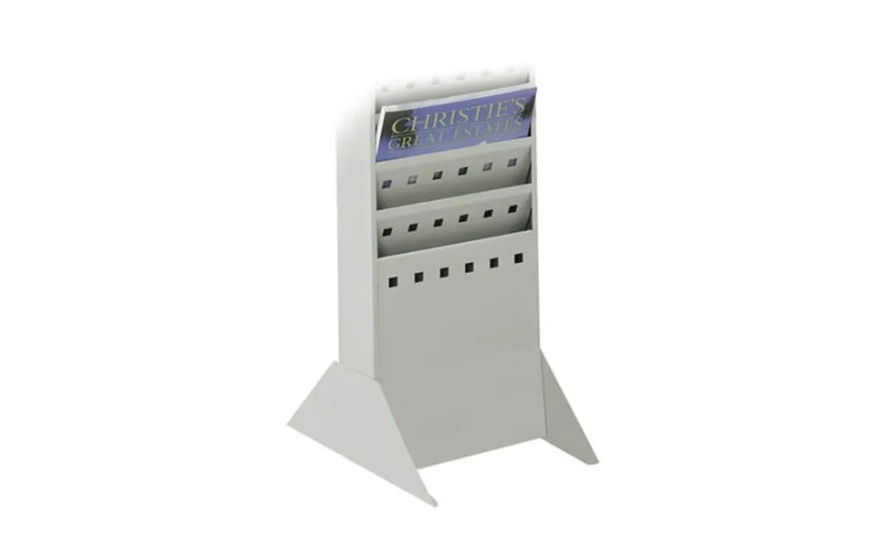 Safco Steel Magazine Rack Base In Gray