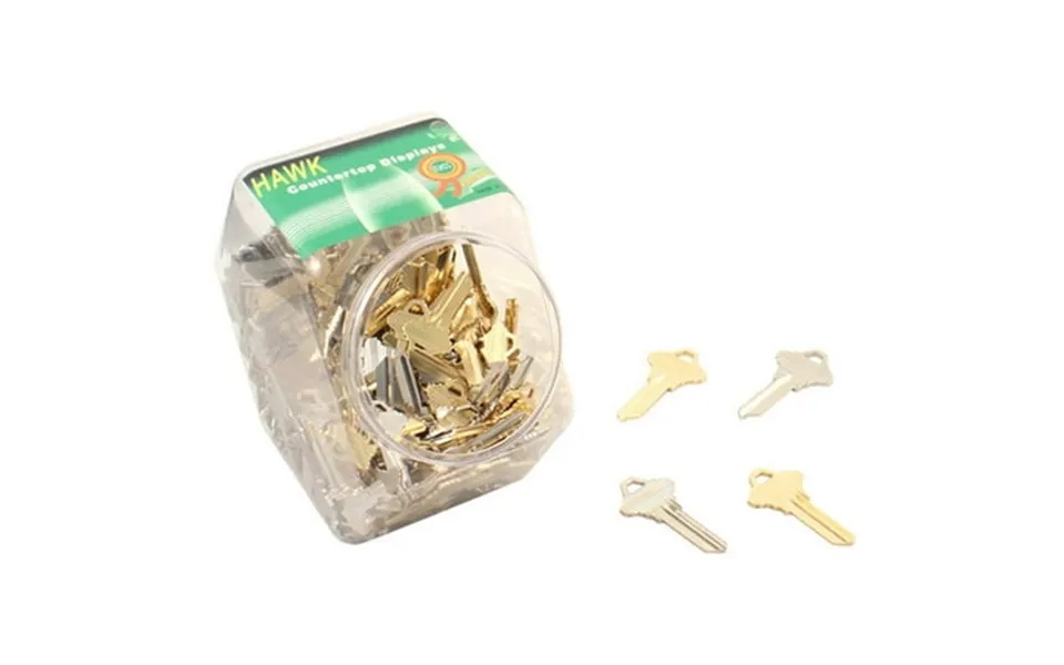 Safeguard 288 Piece Key Blanks Ready For Custom Cutting By Locksmith Silver & Gold Mixed Color Standard Sc Style Ideal F