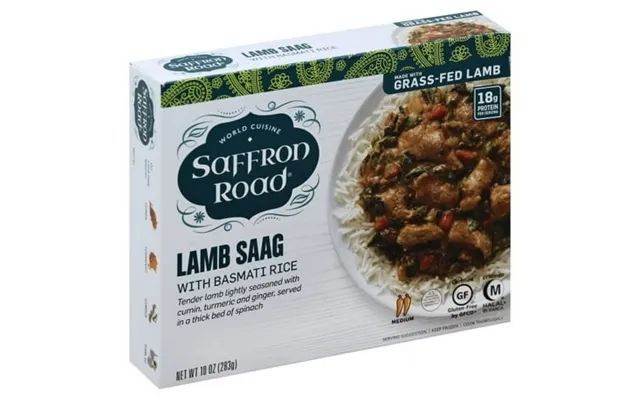 Saffron Road Lamb Saag With Basmati Rice 10 Ounce -- 8 Per Case product image