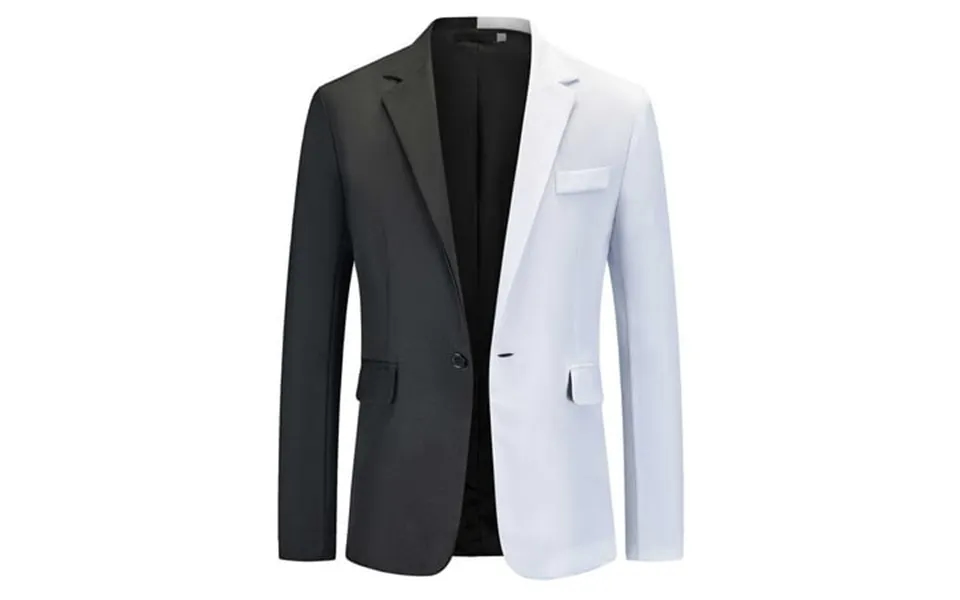 Safuny Men S Button Lapel Open Front Cardigans Suit Party Jackets With Pockets Big&tall Single-breasted Long Sleeve Busi