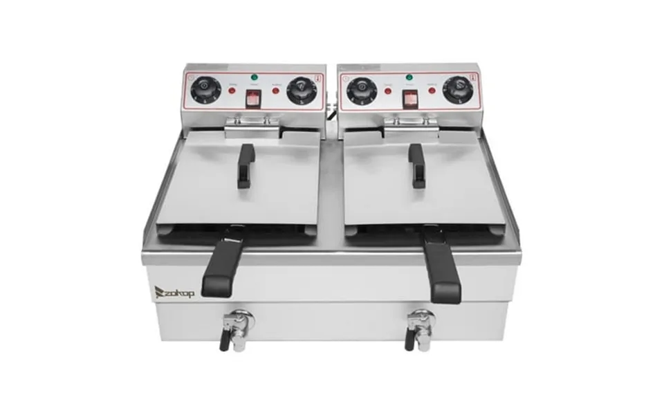 Salonmore 24.9qt Commercial Professional Deep Fryer With Drain System