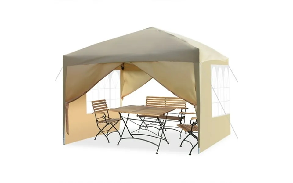 Salonmore Ez Pop Up Canopy Tent Outdoor Folding Patio Gazebo Shade 10 X10 Yellow