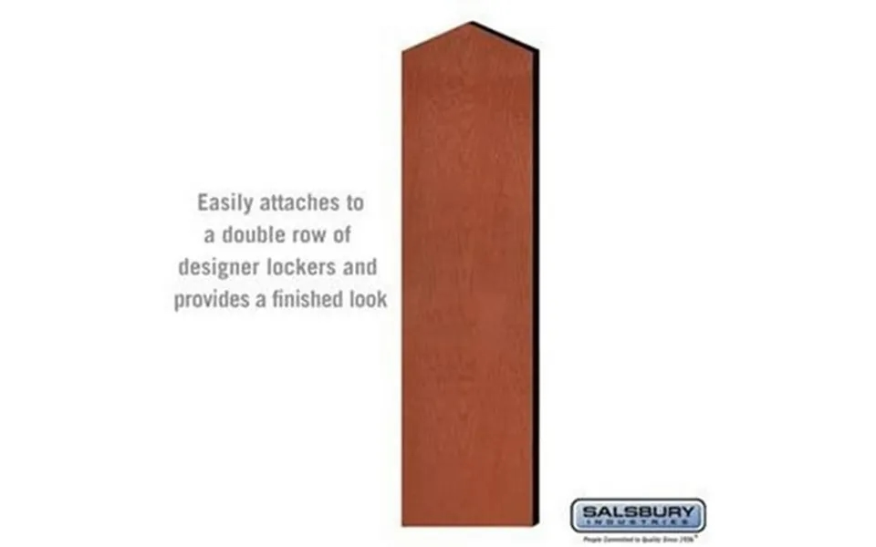 Salsburyindustries Designer Wood Locker Double End Side Panel - Cherry