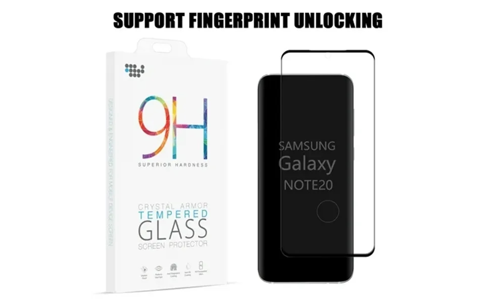 Samsung Galaxy Note 20 Tempered Glass Screen Protector 3d Curved Edgeless Tempered Glass Anti-scratch Hd Clear Support F