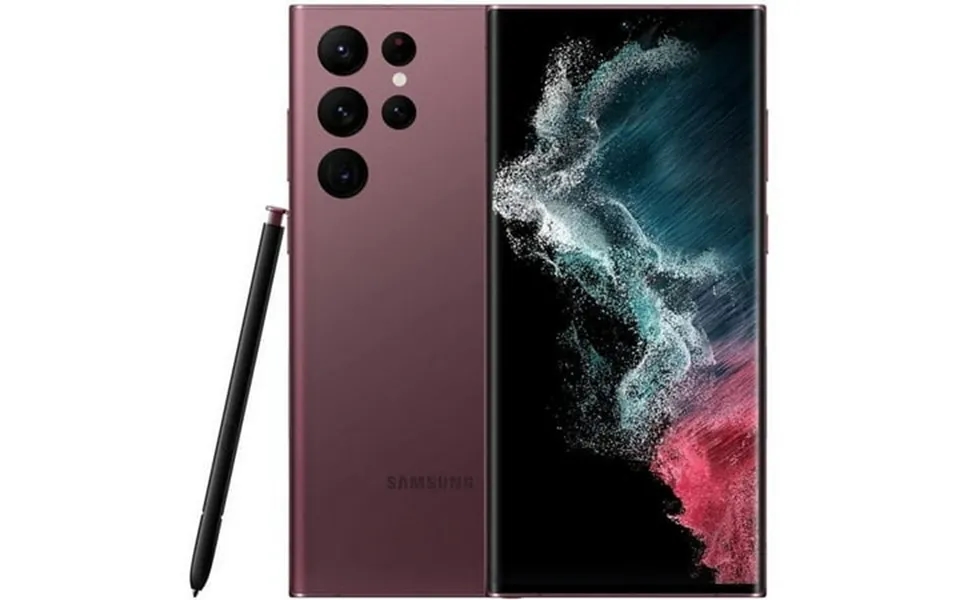 Samsung Galaxy S22 Ultra 256gb Factory Unlocked Burgundy Cellphone