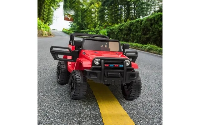 Samyohome 12v Ride On Car Electric Truck With Dual Drive 2.4g Remote Control Red product image