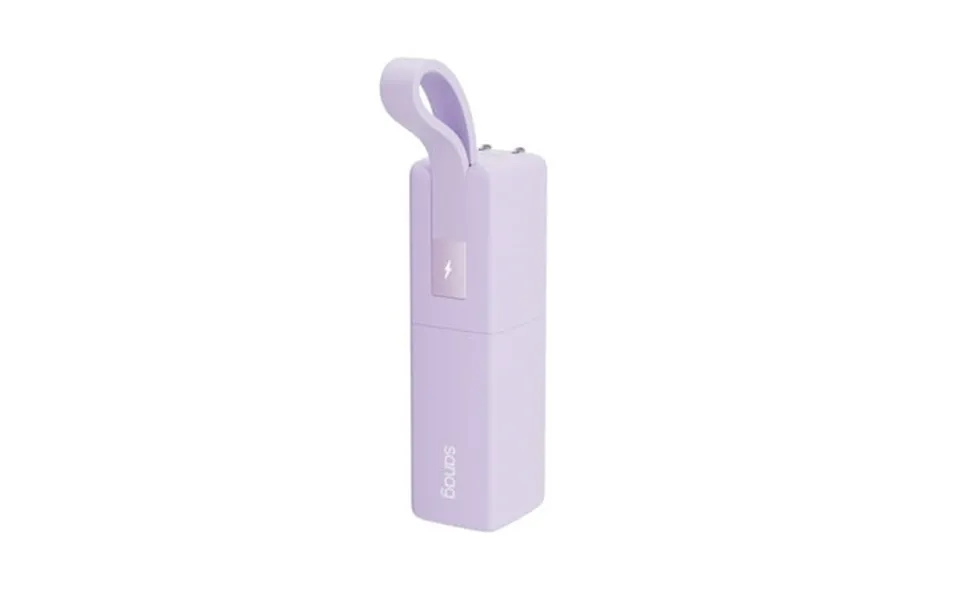 Sanag Small Portable Charger With Ac Wall Plug & Built-in Cables 5000mah Ultra-compact Power Bank Cute Battery Pack Comp