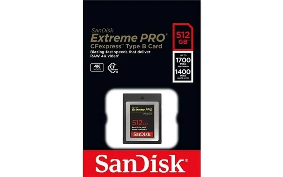 Sandisk Extreme Pro 512gb Compact Flash Memory Card