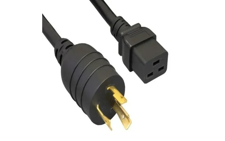 Sanoxy Cables And Adapters 15ft 12 Awg 20a 125v Heavy-duty Power Cord Nema L5-20p To Iec 320 C19 Black