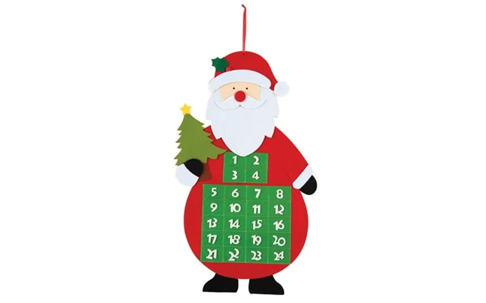 Santa W Tree Advent Calendar