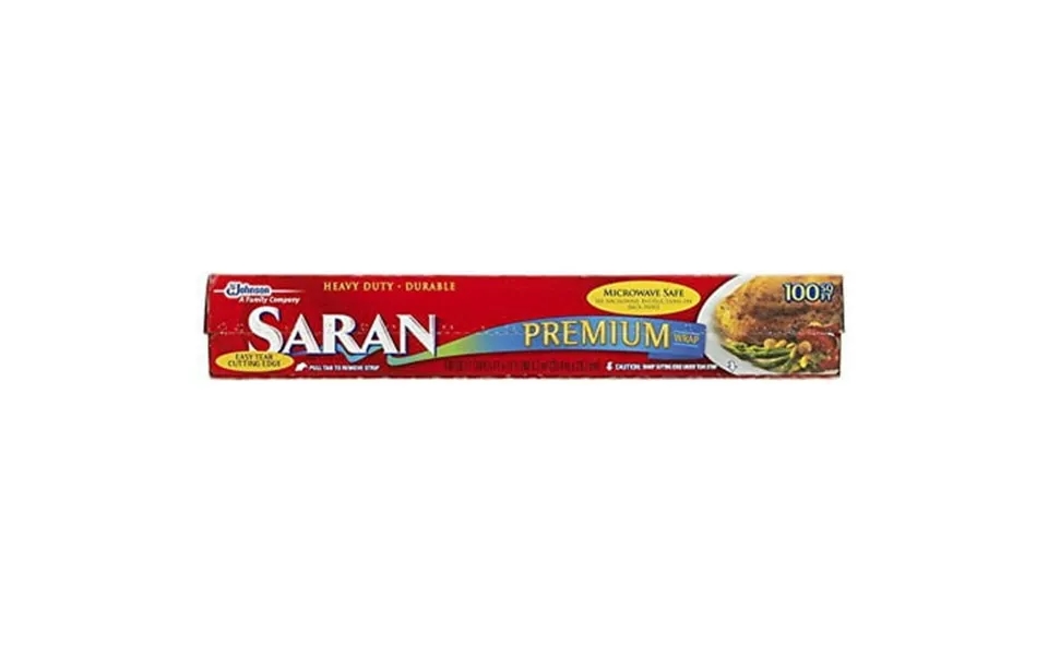 Saran Premium Plastic Wrap 100 Sq Ft