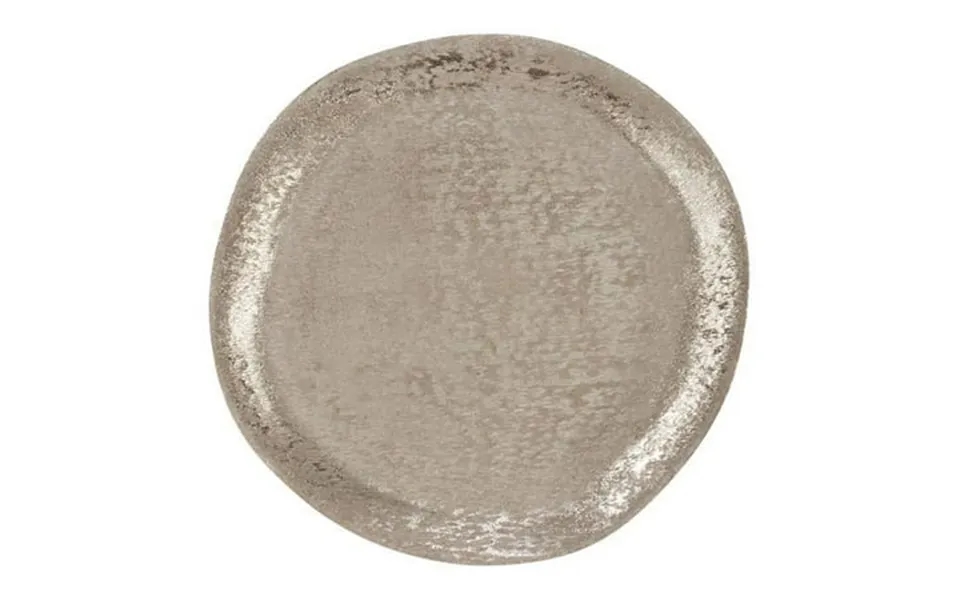 Saro Lifestyle Aluminum Chargers With Brushed Design Set Of 4 Silver