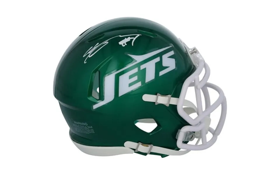 Sauce Gardner New York Jets Autographed 2023 Alternate Tribute Speed Mini Helmet - Fanatics Authentic Certified