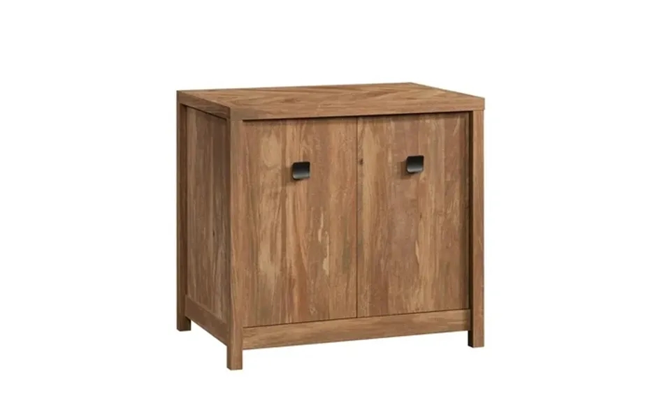 Sauder Cannery Bridge Engineered Wood Utility Cabinet In Sindoori Mango Brown