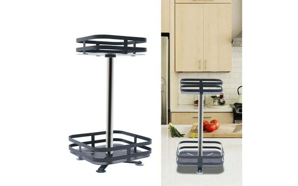 Sayfut Kitchen Spice Rack Organizer Storage Shelf Cabinet Holder 2-tier