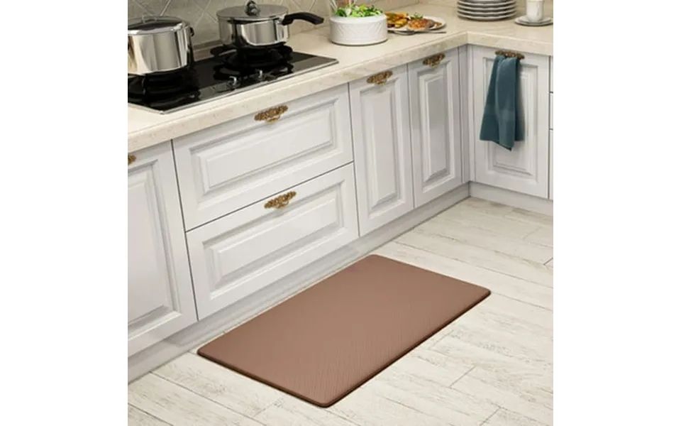 Sayfut Waterproof Kitchen Bathroom Rug Anti Fatigue Cushioned Runner Floor Mat Non Skid