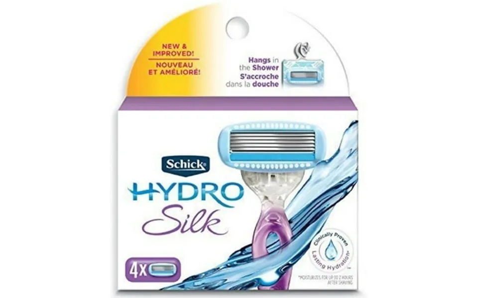 Schick Hydro Silk Cartridges 4 Ea Pack Of 6