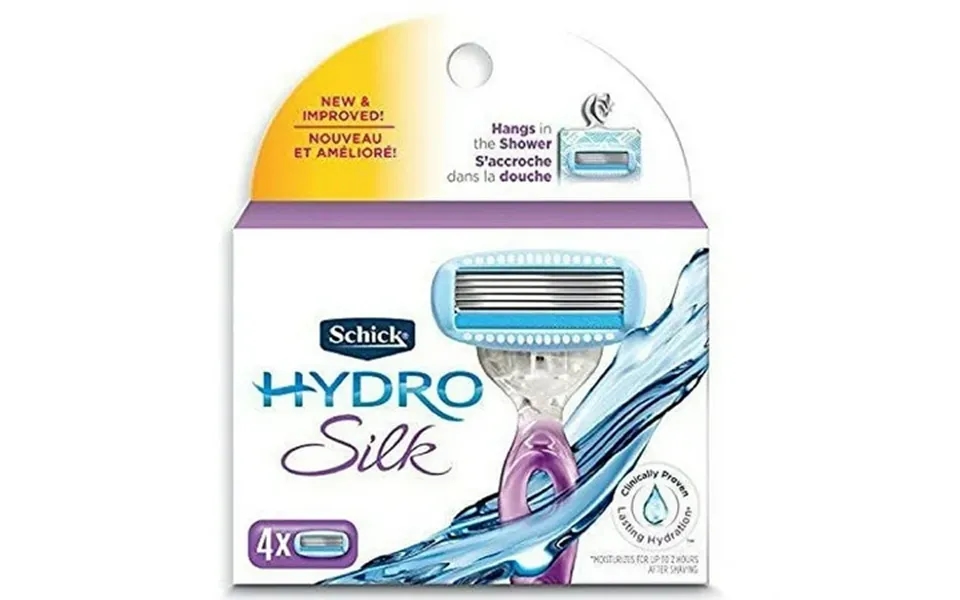 Schick Hydro Silk Cartridges 4 Ea