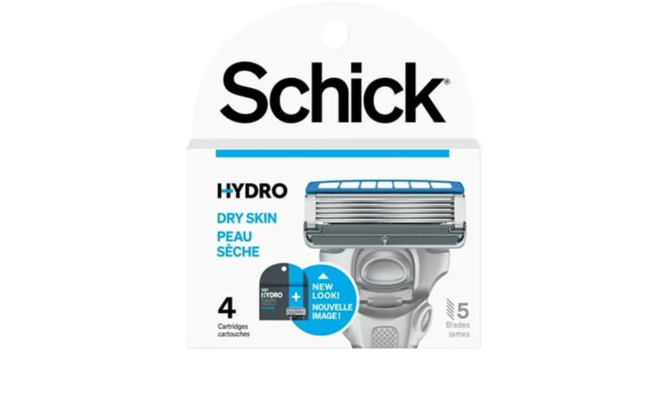Schick Hydro Skin Comfort Dry Skin 5-blade Men S Razor Refills 4 Ct