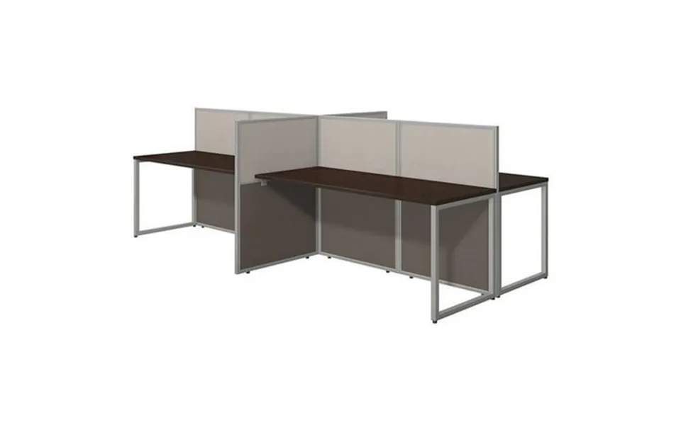 Scranton & Co Furniture Wood Computer Desk For Four In Cherry