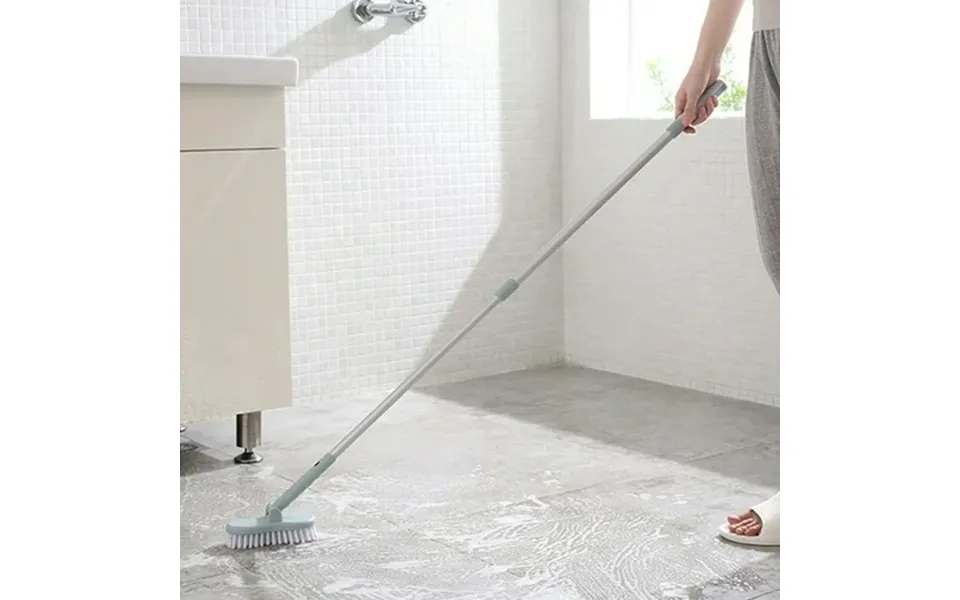 Scrubber Brush Cleaning Brush Adjustable Telescopic Pole Scouring For Cleaning Bathroom Kitchen Toilet Wall Tub Tile Sin