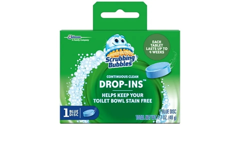 Scrubbing Bubbles Continuous Clean Drop-ins Blue Disc 1 Count