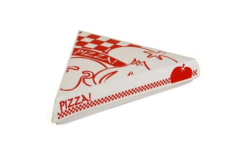Sct Lock-corner Pizza Boxes Cardboard For 8 Slices White Red 400 Carton -sch07196