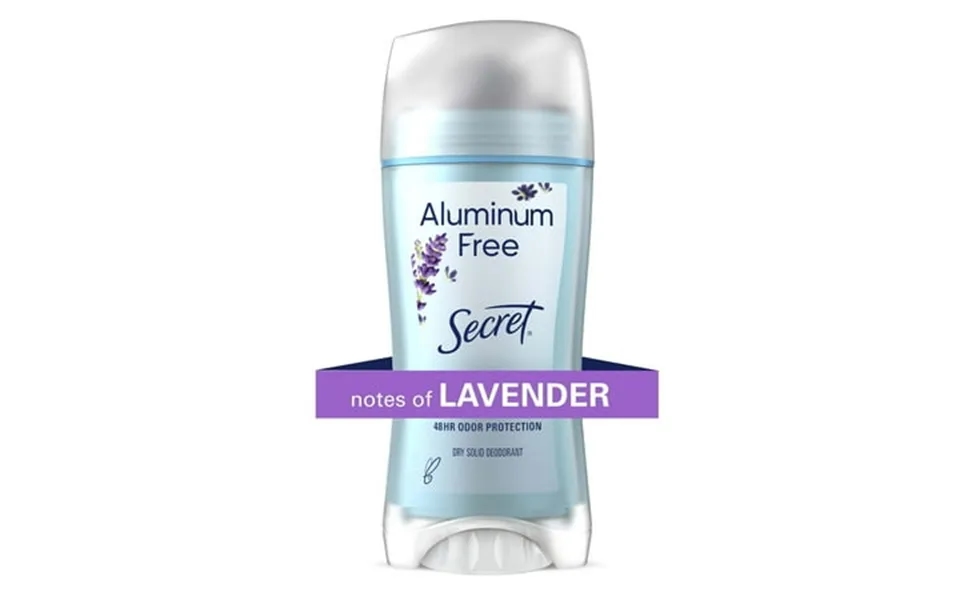 Secret Aluminum Free Deodorant For Women Lavender 2.4 Oz