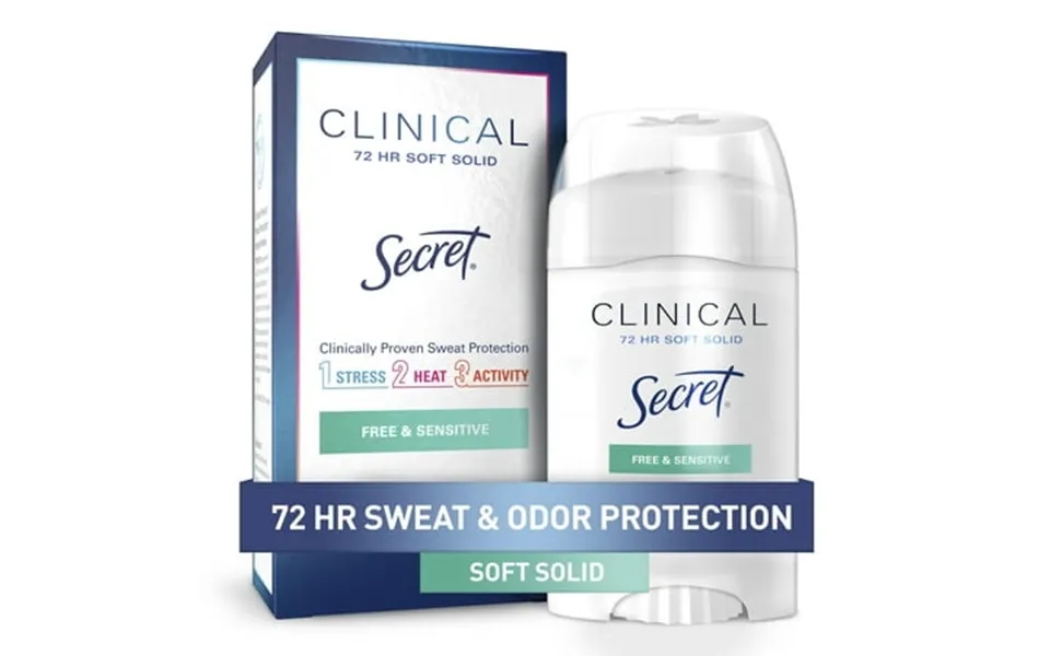 Secret Clinical Soft Solid Antiperspirant And Deodorant Unscented Sensitive 1