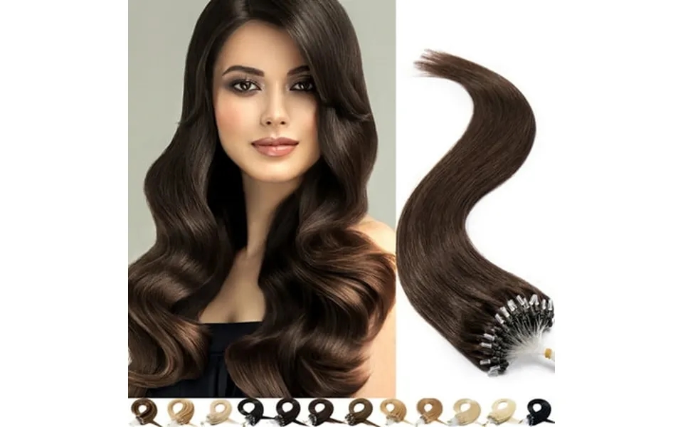 Sego 100% Real Remy Human Hair Extensions Thick Micro Loop With Invisible Band Hair Micro Ring Beads Hair Black Blonde C