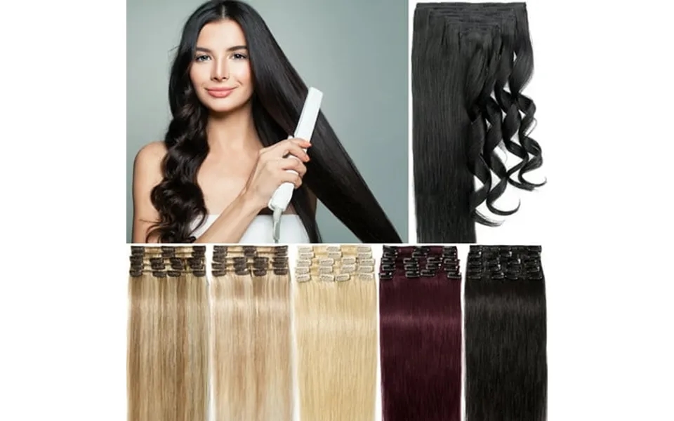 Sego Clip In Hair Extensions 100% Real Remy Human Hair Full Head Straight Balayage Hair 8-24 Inch