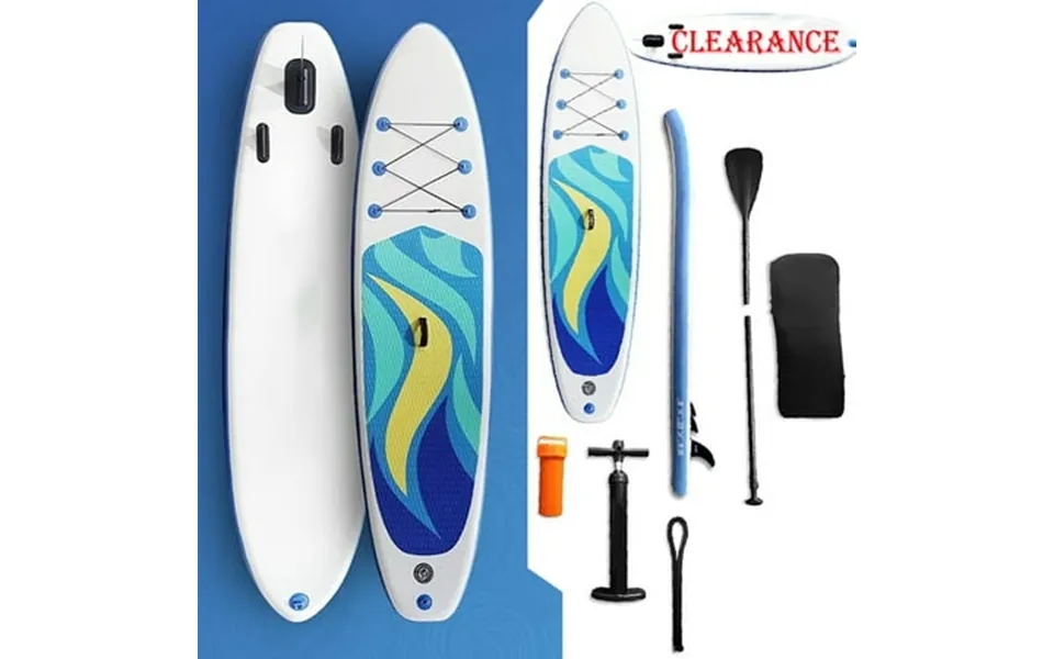 Seizeen Inflatable Paddle Board 10.6ft Stand Up Paddle Board For Adults & Youth Non-slip Sup Set With Paddle Pump Backpa