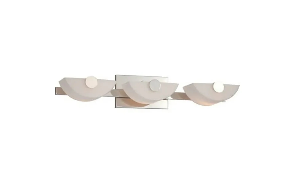 Semi - 3 Light Vanity Fixture W Etched Opal Glass