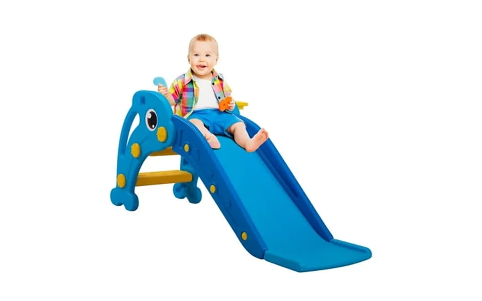 Senbabe Kids Slide For Indoor And Outdoor Freestanding Slide For Toddler Playground Slipping Slide Climber Toy Playset W
