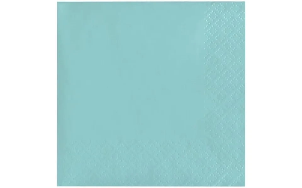 Sensations 338395 2ply Beverage Napkin Spa Blue - 40 Count
