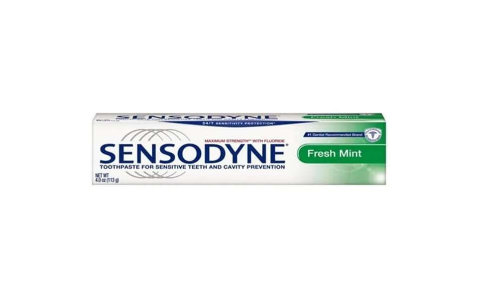 Sensodyne 24 7 Protection Toothpaste Fresh Mint 4 Oz 2 Pack Bundle