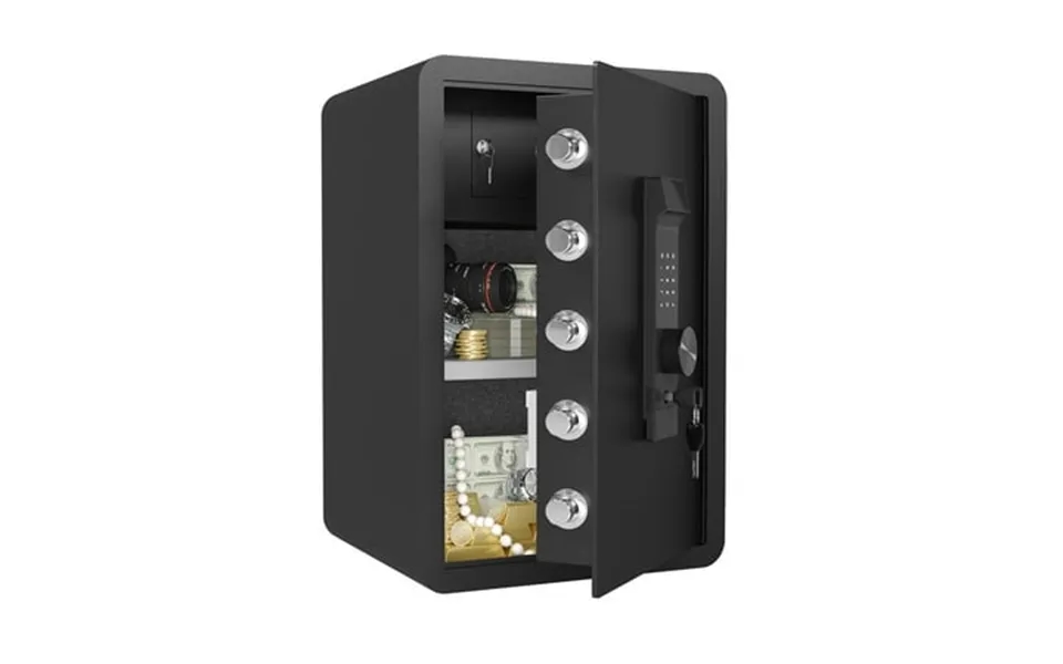 Sesslife 4.0 Cubic Feet Large Safe Box With Fireproof Waterproof Bag Electronic Digital Keypad Lock Inner Cabinet & Adju