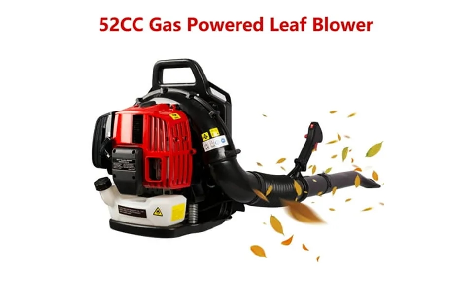 Sesslife Gas Leaf Blower Cordless Backpack Leaf Blower With Extension Tube 52cc 2-cycle & 530cfm Home Commercial Leaf Va