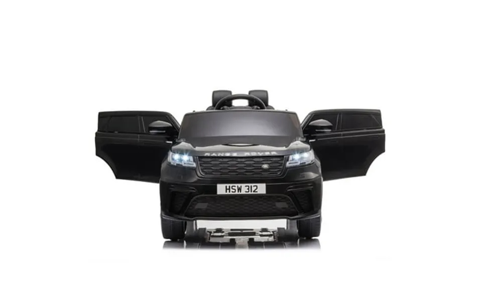 Sesslife Kids Ride On Electric Cars With Remote 12v Land Rover Ride On Toy Suspension Led Lights 2 Doors Open Black Elec