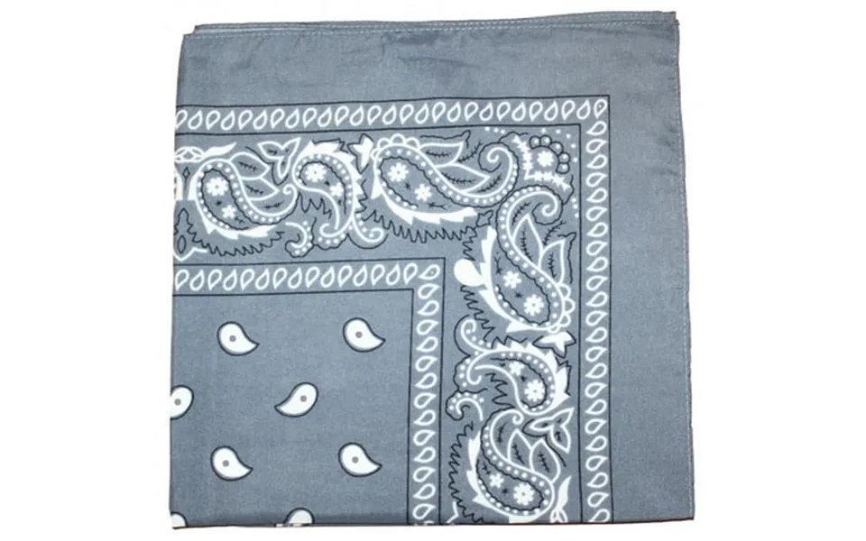 Set Of 240 Mechaly Paisley Polyester Bandanas - Bulk Wholesale Grey
