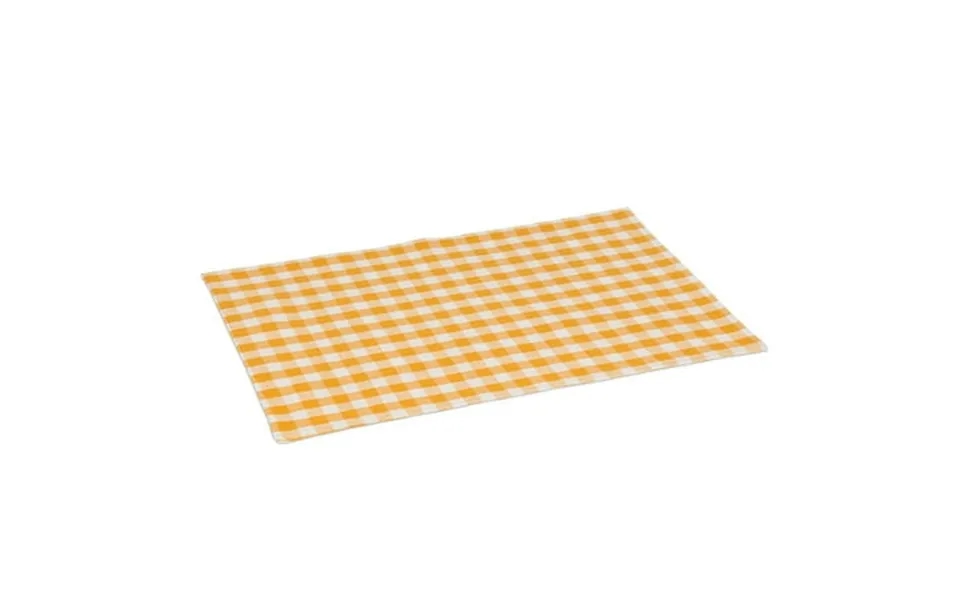 Set Of 4 Gingham Table Mat