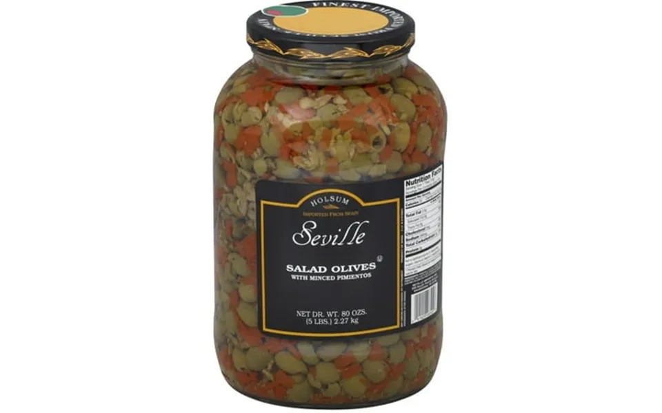 Seville Salad Olive 1 Gallon -- 4 Per Case.